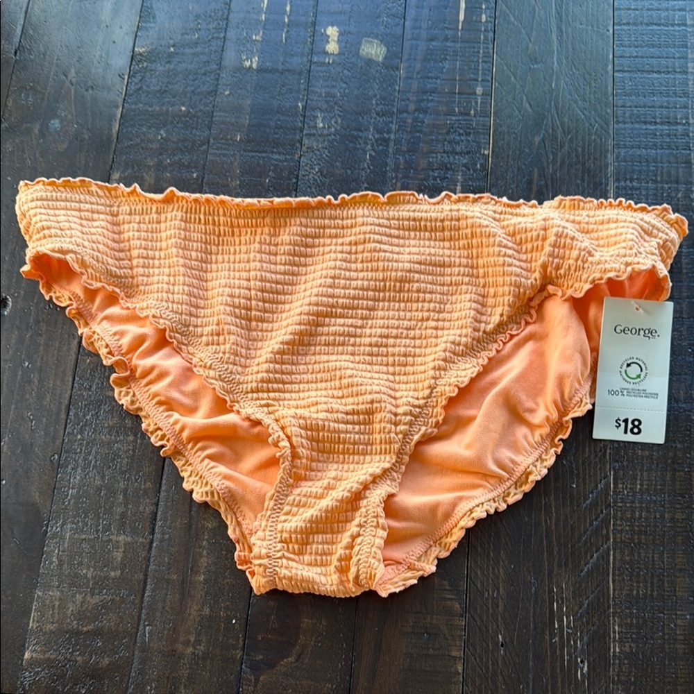 XL George sherbet, Orange Bottoms NWT elastic stretch